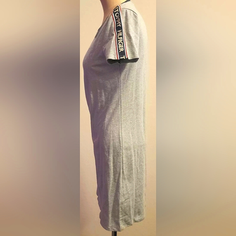 Tommy Hilfiger Gray T-Shirt Dress - Picture 2 of 12